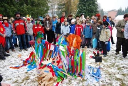 Maškare Kettejeve šole so na pustni torek oživele mestne ulice 25